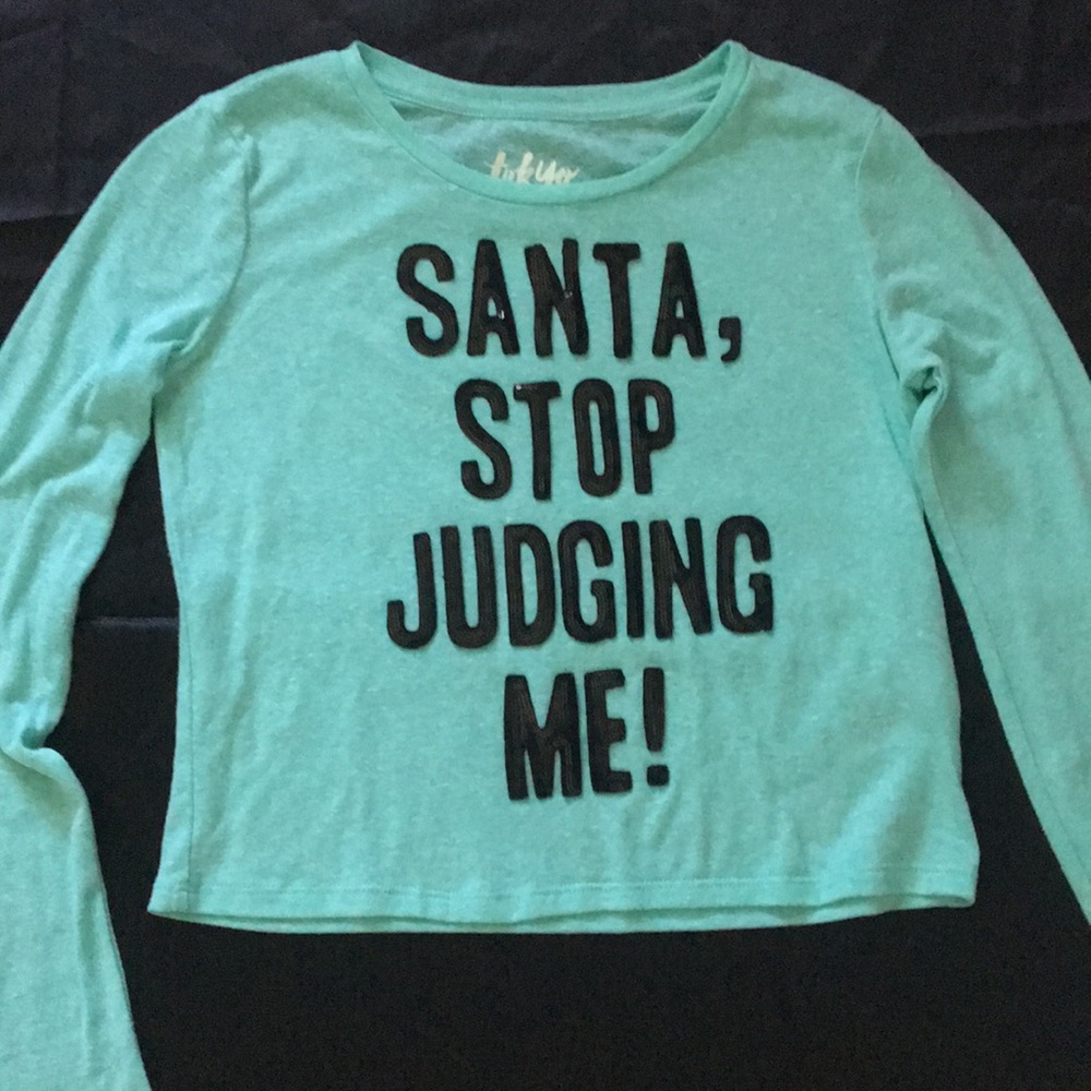 Long sleeved, xs crop top shirt from Aeropostale.